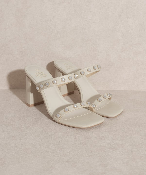 OASIS SOCIETY Victoria - Pearl Strap Heel