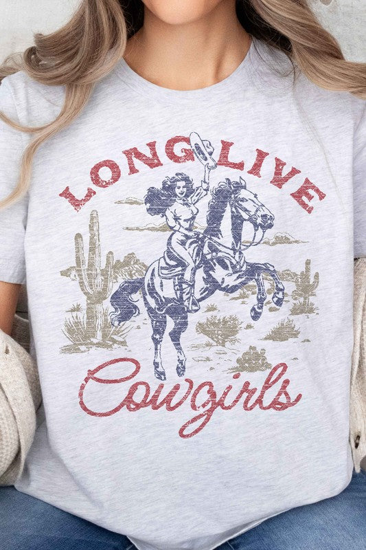 LONG LIVE COWGIRLS OVERSIZED TEE