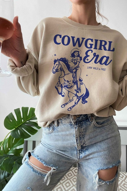 “Cowgirl era” western sweatshirt