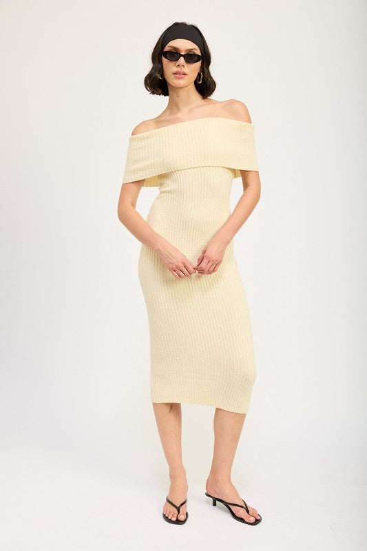 “City chic” Bodycon midi dress