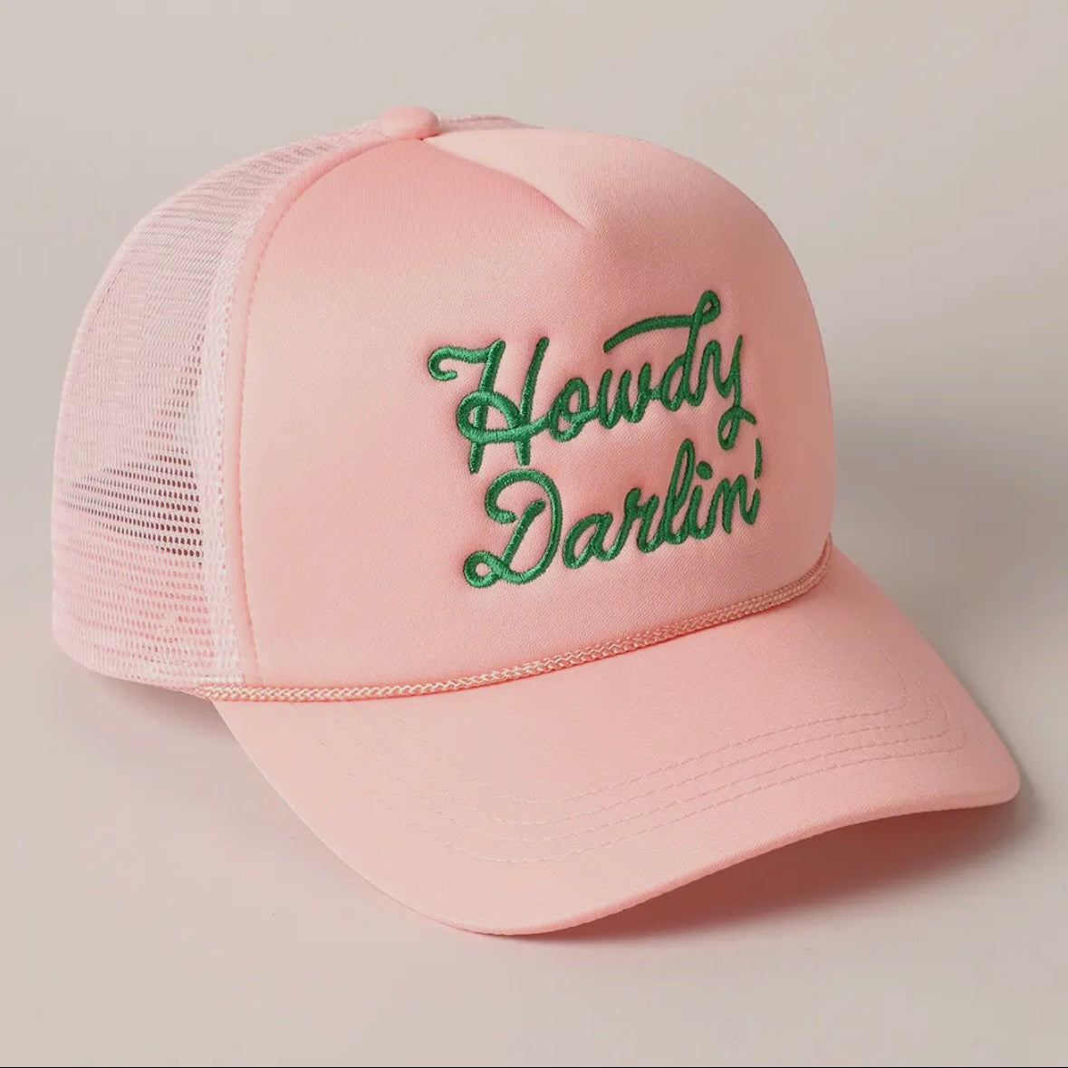 “Howdy Darlin” hat (pink)