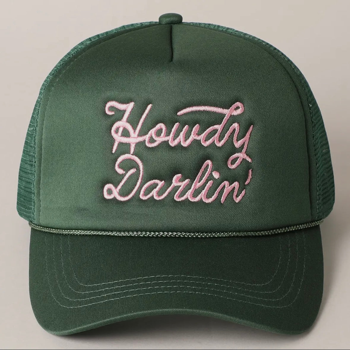 “Howdy Darlin” hat (green)